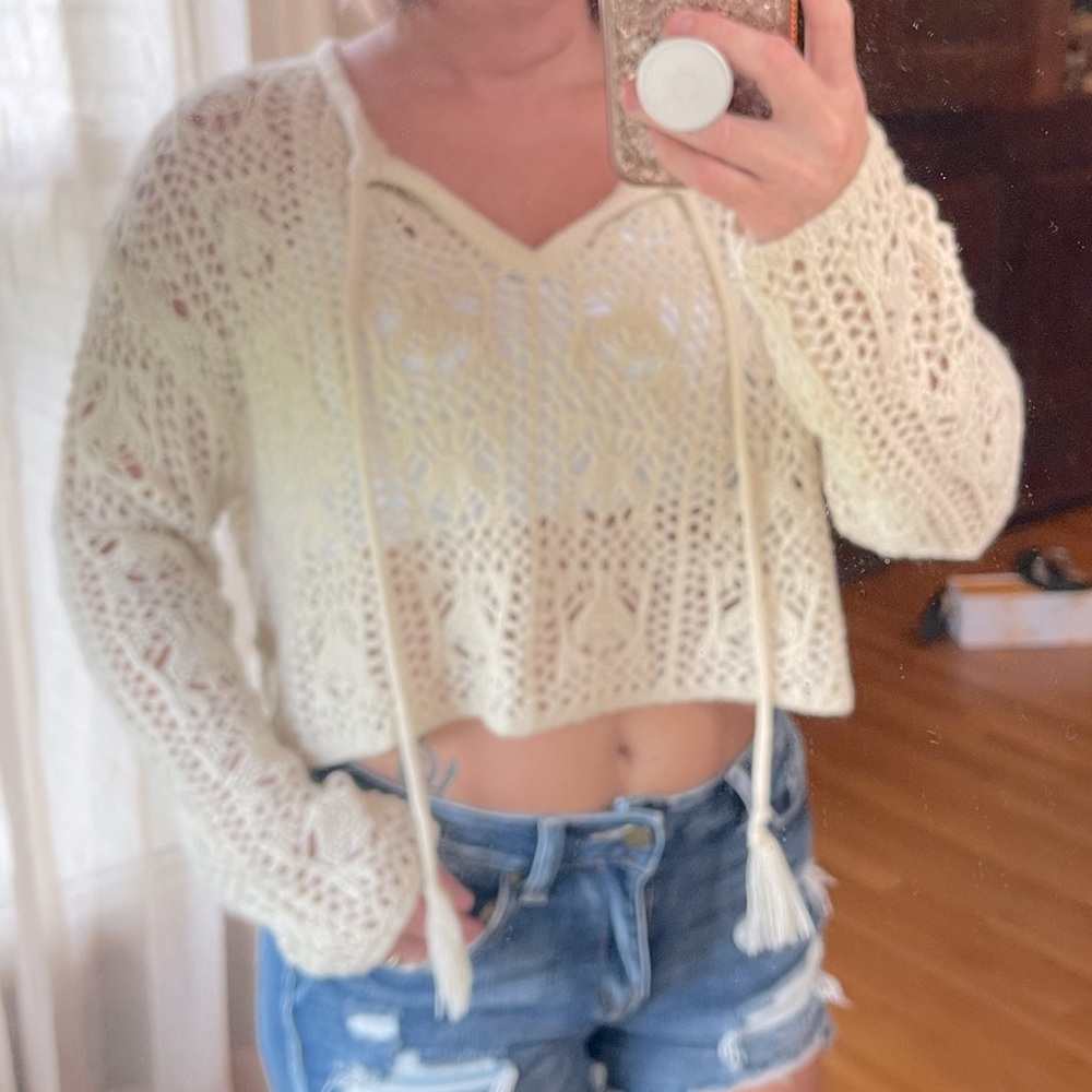 Crochet crop top